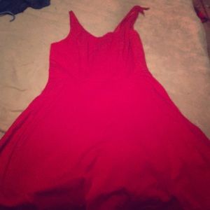Red dress